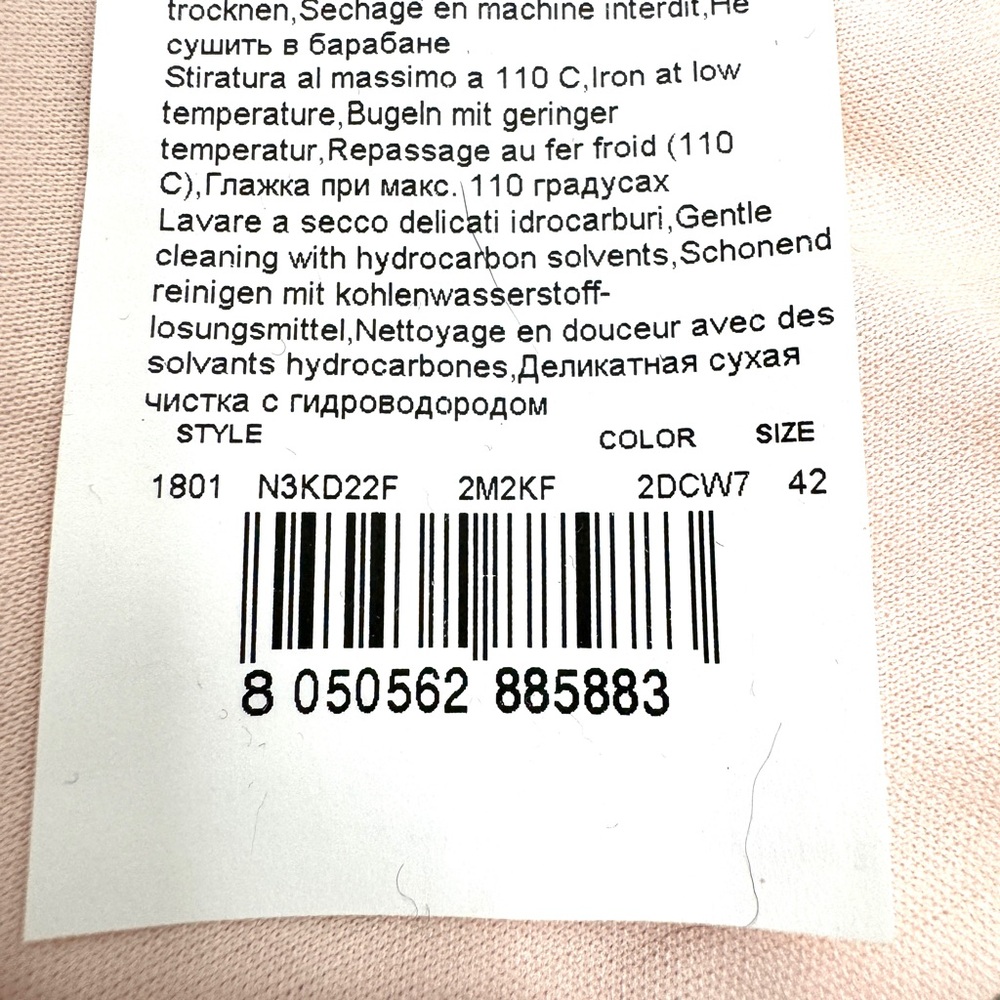 MISSONI A Line Woven Dress NEW Size 42 Blush PInk - Picture 13 of 16